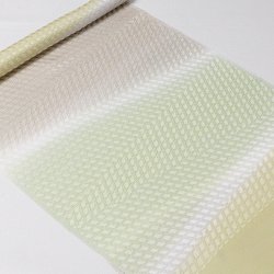 画像1: 帯揚げ　絽防染糸三色山道　（02）