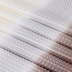 画像1: 帯揚げ　絽小格子三色立別　（04）