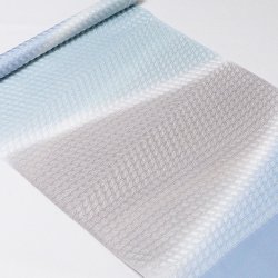 画像1: 帯揚げ　絽防染糸三色山道　（03）