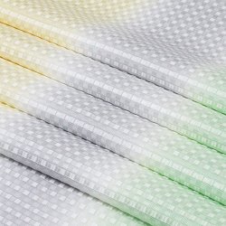 画像1: 帯揚げ　絽小格子三色立別　（02）