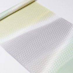 画像1: 帯揚げ　絽防染糸三色山道　（05）