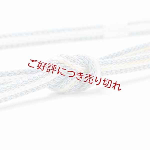画像1: 帯締め　レース片胴配色ぼかし撚房　（03） (1)