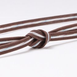 画像1: 帯締め　レース平唐洋角ひねり撚房　（05）