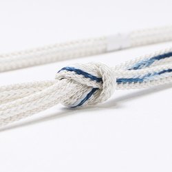 画像1: 帯締め　レース片胴配色ぼかし撚房　（05）