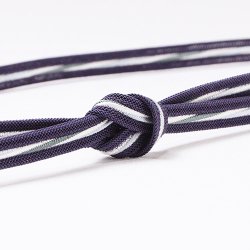 画像1: 帯締め　レース平唐洋角ひねり撚房　（07）