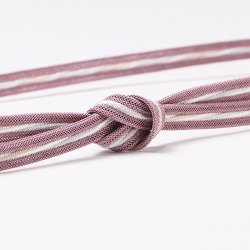 画像1: 帯締め　レース平唐洋角ひねり撚房　（02）