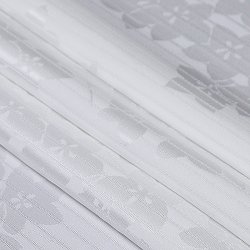 画像1: 黒留袖（礼装用）帯揚げ　絽桔梗