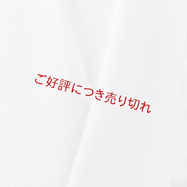 画像1: 半襟　絽塩瀬無地　白藤色（しらふじいろ）（14） (1)