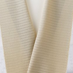 画像1: 半襟　絽塩瀬無地　白橡（しろつるばみ）（04）