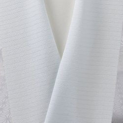 画像1: 半襟　絽塩瀬無地　藍白（あいじろ）（06）