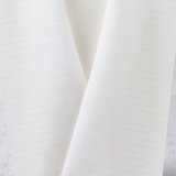 半襟　絽塩瀬無地　白