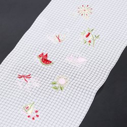 画像1: 夏物半襟　ポリエステル刺繍いろいろ　（04）