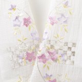 半襟　麻絽 刺繍いろいろ　（11）