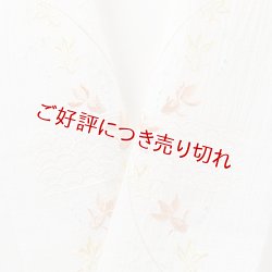 画像1: 半襟　麻絽 刺繍いろいろ　（01）