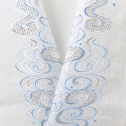 画像1: 半襟　麻絽 刺繍いろいろ　（12）