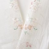 半襟　麻絽 刺繍いろいろ　（06）