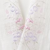 半襟　麻絽 刺繍いろいろ　（03）