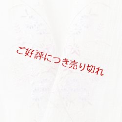 画像1: 半襟　麻絽 刺繍いろいろ　（03）
