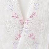 半襟　麻絽 刺繍いろいろ　（02）
