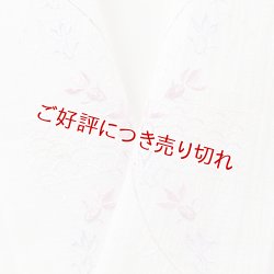 画像1: 半襟　麻絽 刺繍いろいろ　（02）