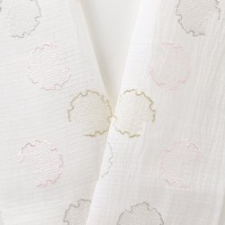 画像1: 半襟　麻絽 刺繍いろいろ　（04）