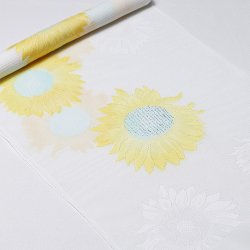 画像1: 帯揚げ　紋紗 ひまわり　（05）