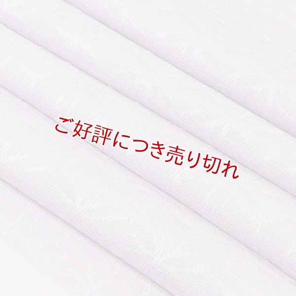 画像1: 帯揚げ　紋紗花七宝無地　（05） (1)