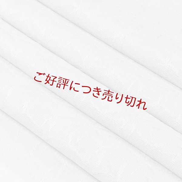 画像1: 帯揚げ　紋紗花七宝無地　（06） (1)