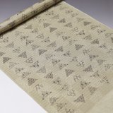 帯揚げ　絽うろこ小紋詰め　（03）