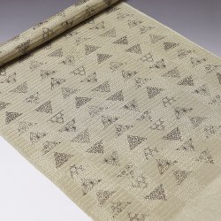 画像1: 帯揚げ　絽うろこ小紋詰め　（03）