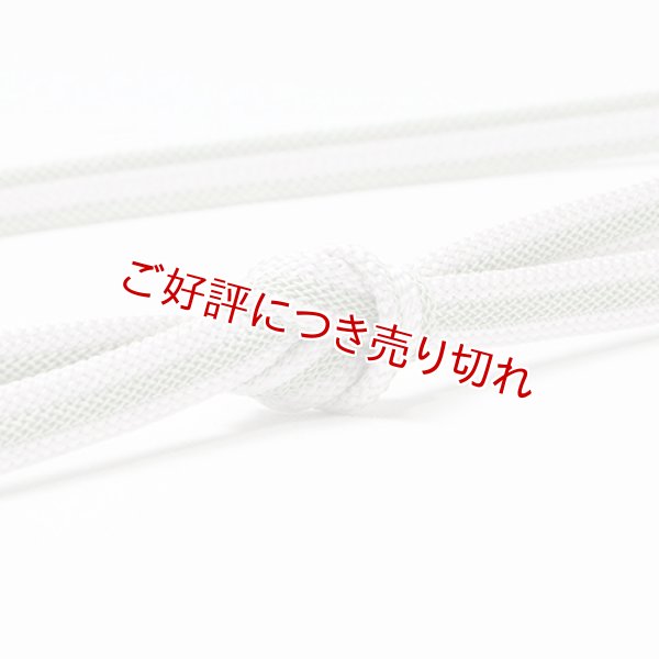 画像1: 帯締め　レース二重内記耳縞撚房　（04） (1)
