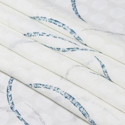 画像1: 帯揚げ　紋紗水玉にかすれ丸　（01）