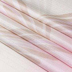画像1: 帯揚げ　乱絽ローケツ二色筆使い　（01）