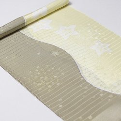 画像1: 帯揚げ　絽ローケツ染め分け桔梗　（02）