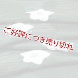 帯揚げ　絽濃地輪出し桔梗　（02）