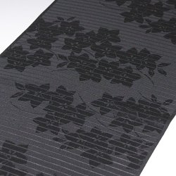 画像1: 礼装用　帯揚げ　喪服用　絽 桔梗