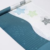 帯揚げ　絽ローケツ染め分け桔梗　（04）