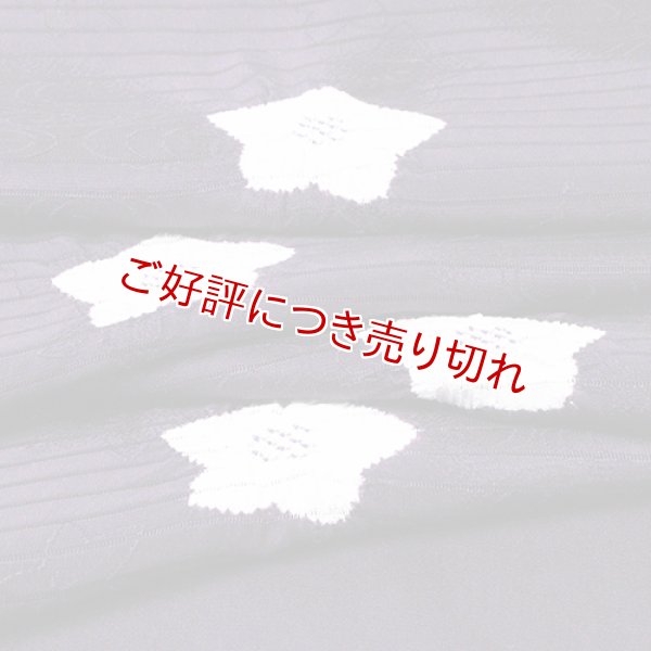 画像1: 帯揚げ　絽濃地輪出し桔梗　（04） (1)