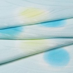 画像1: 帯揚げ　紋紗さざなみ　二色水玉ぼかし　（04）