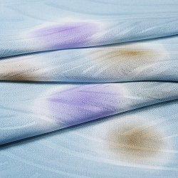 画像1: 帯揚げ　紋紗さざなみ　二色水玉ぼかし　（05）