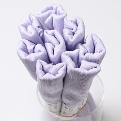 画像1: 着付道具　きんち腰紐　並寸　白藤色（しらふじいろ）（09）