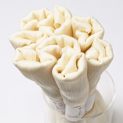 画像1: 着付道具　きんち腰紐　並寸　鳥の子色（とりのこいろ）（03）
