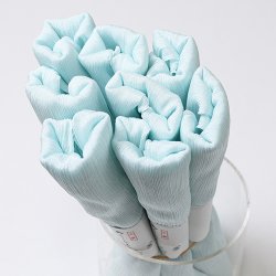 画像1: 着付道具　きんち腰紐　並寸　白藍（しらあい）（07）