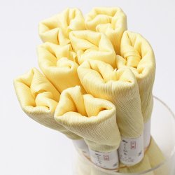 画像1: 着付道具　きんち腰紐　並寸　淡黄（たんこう）（04）