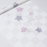 帯揚げ　絽二色桔梗に露芝　淡紅藤（あわべにふじ）・桔梗鼠（ききょうねず）（06）