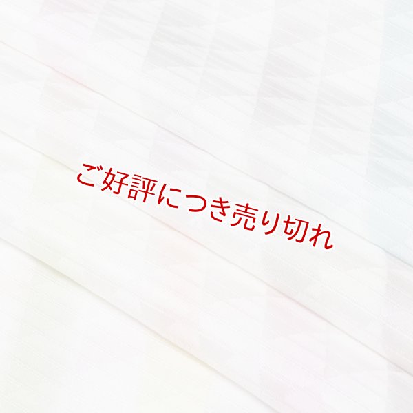 画像1: 帯揚げ　絽　ウロコ七色タヅナ　はんなり（01） (1)