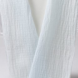 画像1: 半襟　麻絽無地　水色（みずいろ）（24）