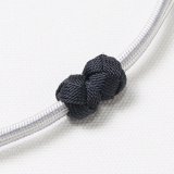 羽織紐　無双　マグネット　＜小田巻＞　灰青（はいあお）／白（56）