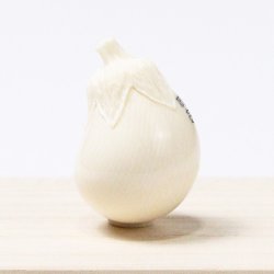 画像1: 象牙根付　なすび（象牙）【岡壱名入り】（2026年7月6日掲載） ※桐箱付き