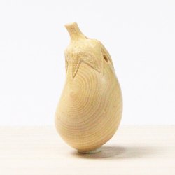 画像1: 黄楊根付　なすび（A）【岡壱名入り】（2026年8月13日掲載）